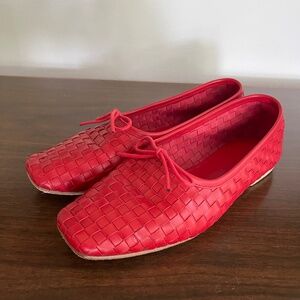 Freda Salvador Jada Flats 7 in Red